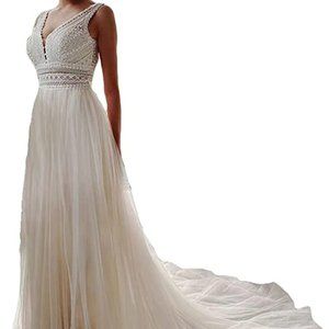 Brand New boho wedding dress